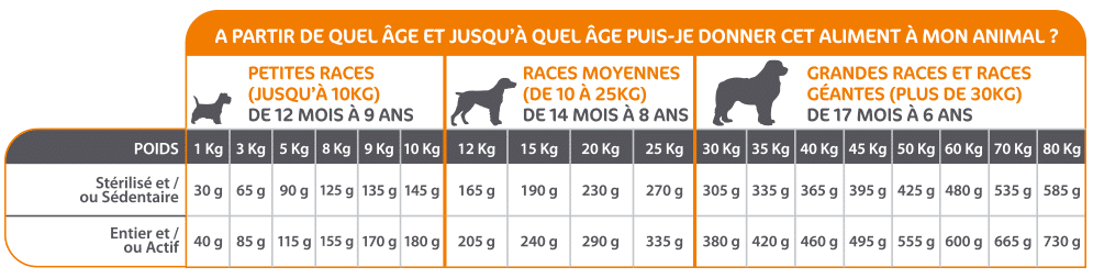 Ration croquettes chien Mastery Ration croquettes chien Mastery