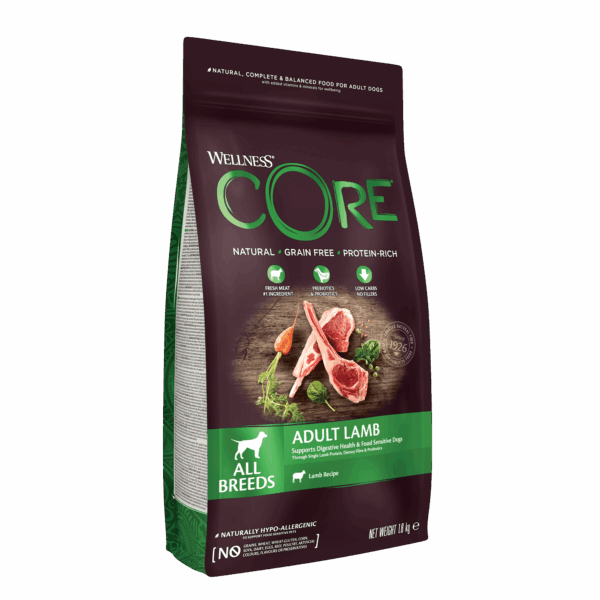 Wellness Core – Croquettes Chien Adulte Agneau