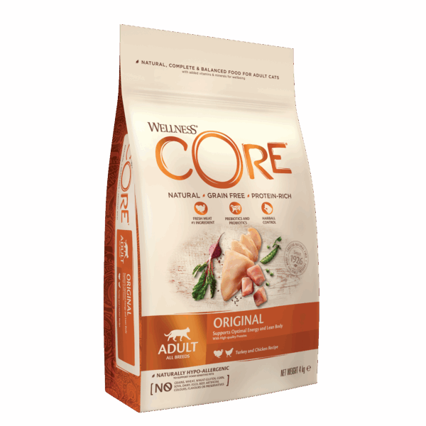 Wellness Core – Croquettes Chat Adulte Dinde & Poulet