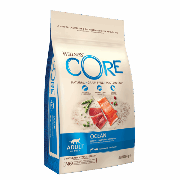 Wellness Core – Croquettes Chat Adulte Ocean Saumon & Thon