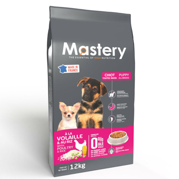 Mastery – Croquettes Chiot Volaille & Riz