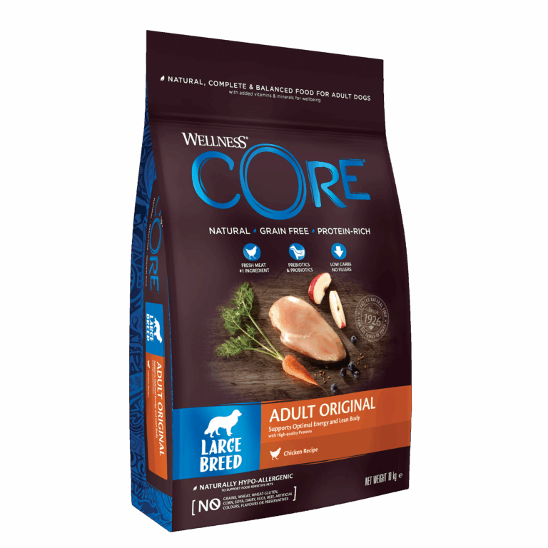 Wellness CORE - Croquettes Original Dinde et Poulet pour Chien Grande Race