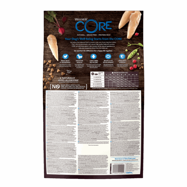 Wellness Core – Croquettes Chiot Grande Race Poulet – Image 3