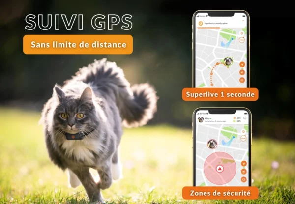 Collier GPS pour chat - Weenect XS - Noir – Image 4