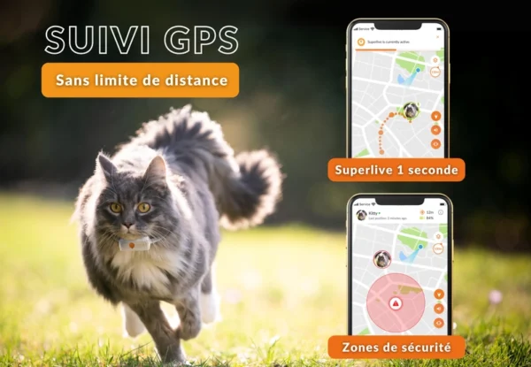 Collier GPS pour chat - Weenect XS - Blanc – Image 4