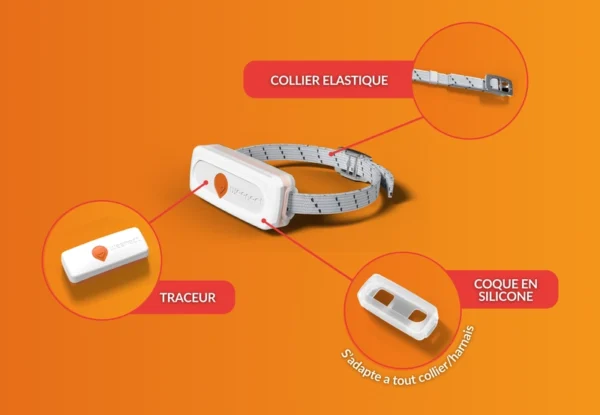Collier GPS pour chat - Weenect XS - Blanc – Image 2