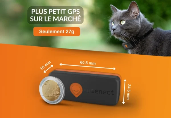 Collier GPS pour chat - Weenect XS - Noir – Image 3