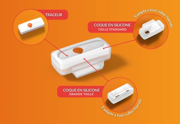 Traceur GPS pour chien - Weenect XS - Blanc | Mini GPS – Image 2