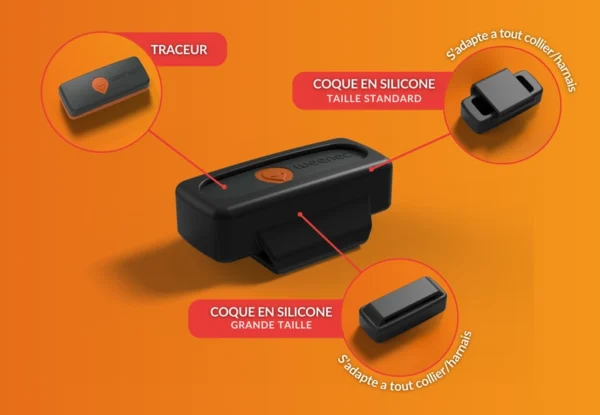 Traceur GPS pour chien - Weenect XS - Noir | Mini GPS – Image 2