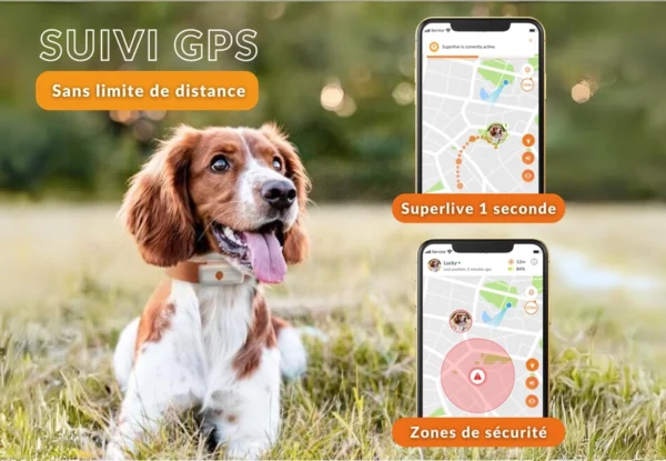 Traceur GPS pour chien - Weenect XS - Blanc | Mini GPS – Image 4